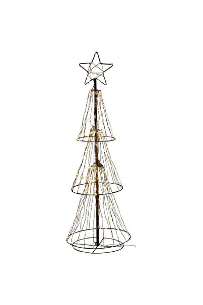 Luca BRAD DE CRĂCIUN DECORATIV 310 LED ALB CALD 150 CM