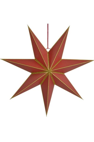mica STELE DE HÂRTIE DECORATIVE SUSPENSATE FSC 14x45CM ROȘII CU 7 BRAȚE