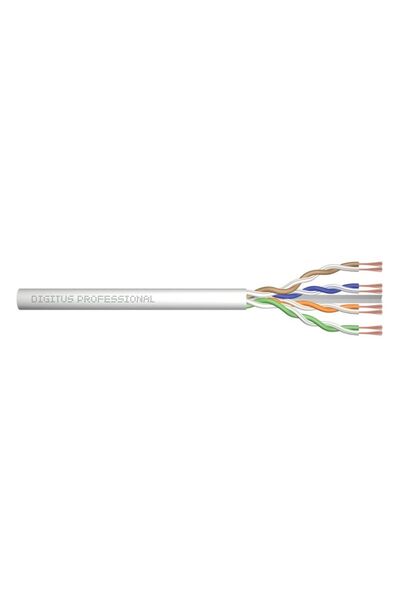 Digitus Cablu Cat.6 multifilar, U/UTP, AWG 26/7, LSOH, 305m, Gri, pe tambur