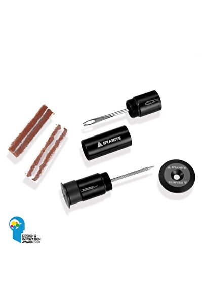 Granite STASH Kit de reparații anvelope Negru