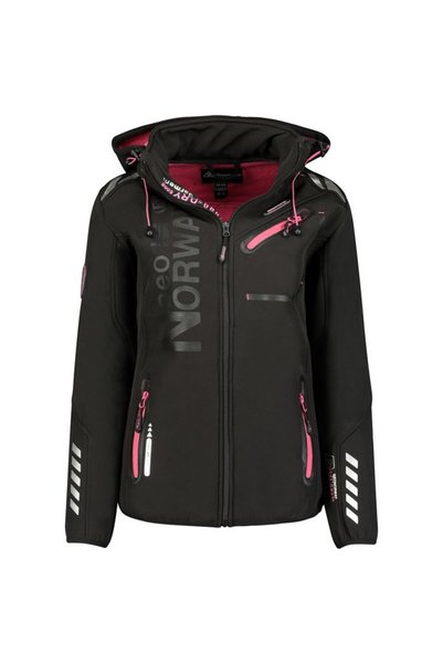 Geographical Norway Jachetă softshell Reine W WU8182F/GNO-BLACK-PINK