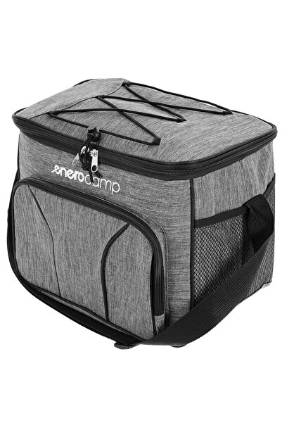 Enero Geantă termoizolantă 33x21x26CM gri 18L camping