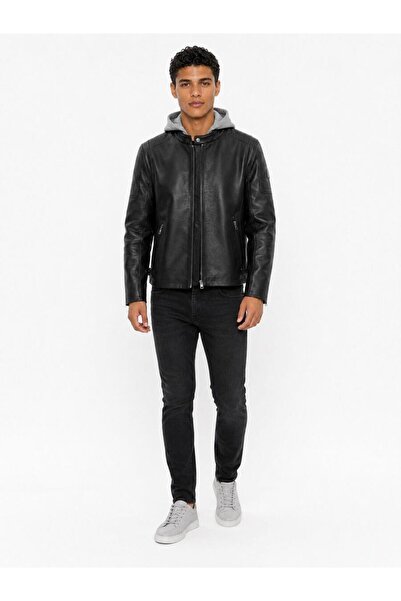 Loft Men's Leather Jacket Lf2043917