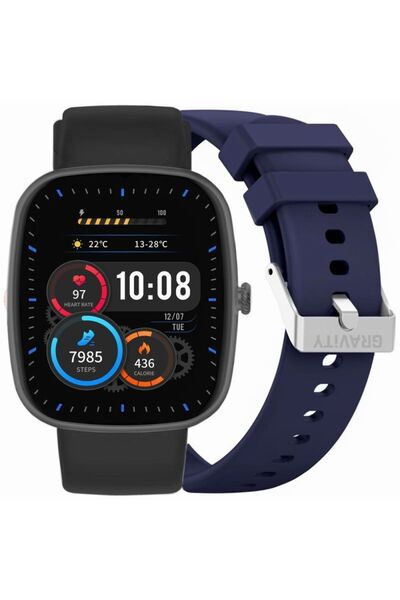Gravity Smartwatch Negru 2 Curele GT18-9