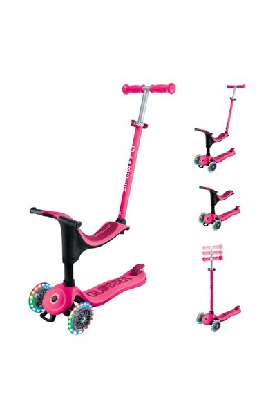 Globber Trotinetă cu scaun GO•UP SPORTY LIGHTS (452-610-4 S)