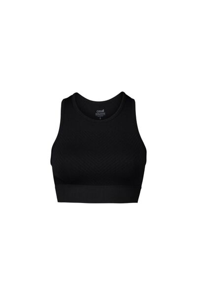 Casall Top sport fără cusături Essential Block, negru