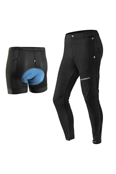 ROCKBROS Pantaloni de ciclism pentru bărbați YPK027 Negru L