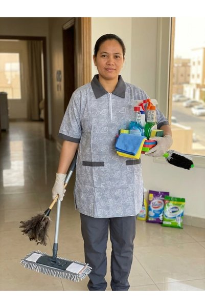 rivone Housemaid uniform with a soft pattern – elegance befitting your home