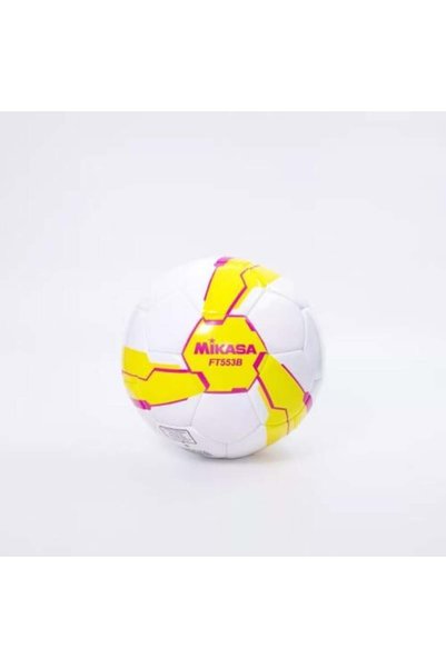 MIKASA High Quality FIFA Football - Size 5 - White and Yellow - FT553B-YP
