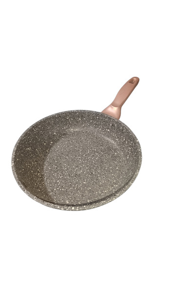 Ametist 26 Cm Bakalit Kulplu Özel Döküm Granit Tava