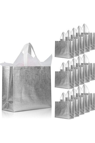 Yelajoy 16 Pcs Reusable Gift Bags, Durable Large Capacity Non-woven Gift Bags...