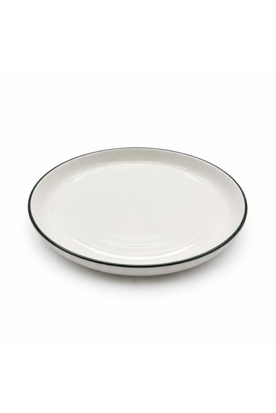 Rajwahisland طبق ذو حواف سوداء