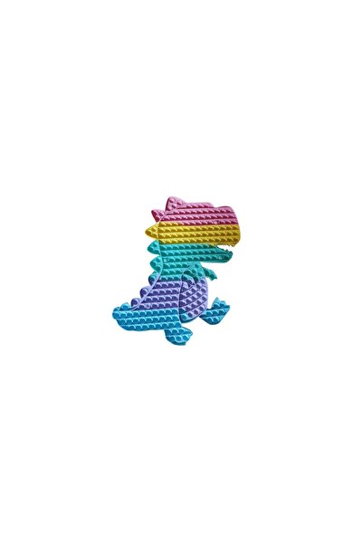 OEM Jucărie Senzorială antistres din silicon, , Pop It Now, Dinozaur, Multico...