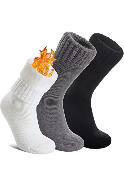 Generic TONGLUO 3 Pairs Thermal Socks For Men & Women - Breathable And Not St...