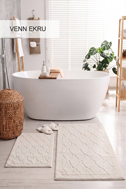İyi Geceler İstanbul VENN EKRU - 40x60-60x100 SET COTUȘE DE PARDOSEALĂ