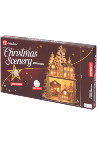 OEM Built Wooden Christmas Scene DécoTime