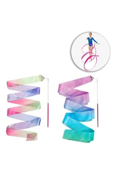 OEM Set Panglici Gimnastica Rainbow & Metalic Mov 2mx4.5cm - 2buc