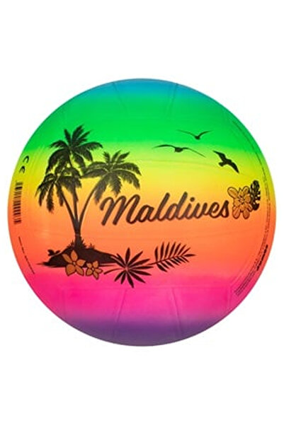 OEM Minge de Plaja din Plastic Model Colorat Palmieri "Maldives"" 25cm"