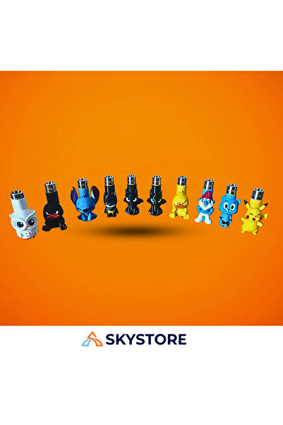 Skystore Özel Tasarım Figürlü Slim Model Koruyucu Kılıf Aksesuarı 2 Li Paket Kendi Modelini Seç