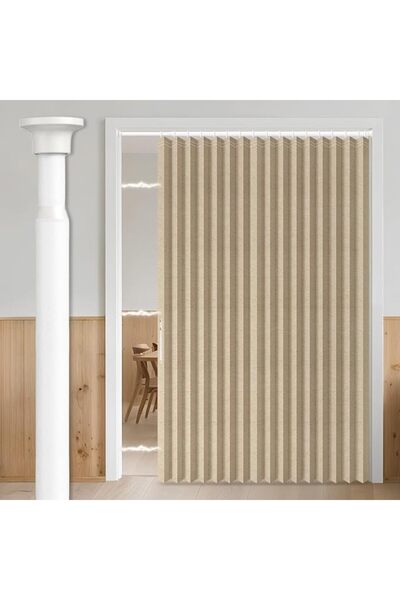 GENERAL Accordion Door Curtain for Total Blackout, Hidden Interior Blackout C...