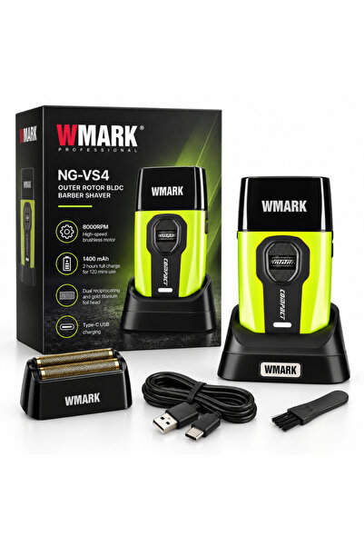 BIRAI BIRAI® WMARK NG-VS4 Professional Electric Shaver, Gilded Titanium Doubl...