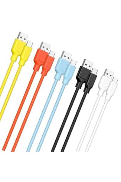 GENERAL كابل USB C من Bestwish، [3 قطع بطول 2 متر] كابل شحن USB A إلى Type C،...