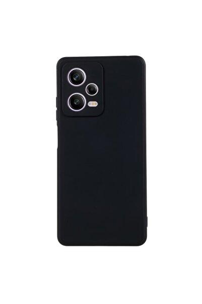 OEM Θήκη σιλικόνης TPU για Xiaomi Redmi Note 12 Pro 5G - Μαύρο