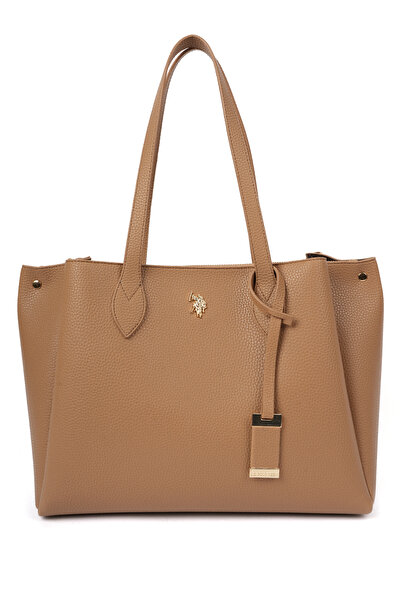 U.S. Polo Assn. K.Beige Women's Shoulder Bag Us26535