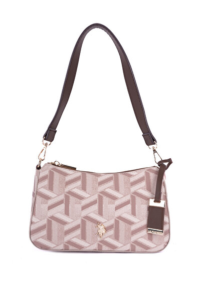 U.S. Polo Assn. K.Beige-A.Brown Women's Shoulder Bag Us26518