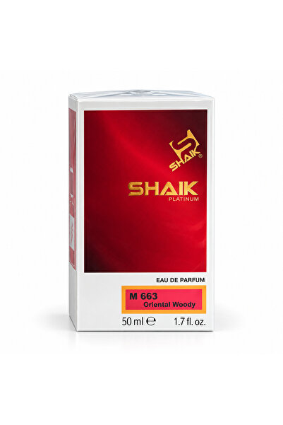 Shaik Ανδρικό άρωμα 663 Phantom Red Platinum, Eau de Parfum, 50 ml, ανατολίτι...