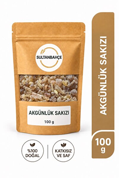 sultanbahçe Akgünlük Sakızı 100 g - %100 Saf Günlük Reçinesi & Çiğnenebilir