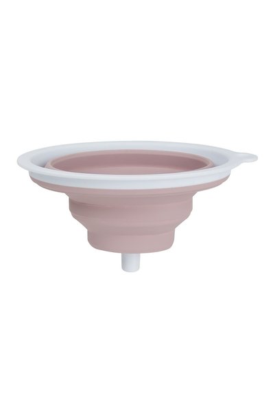 OEM Pâlnie de plastic pliabilă Powder Pink 17cm – se pliază și ocupă mai puți...