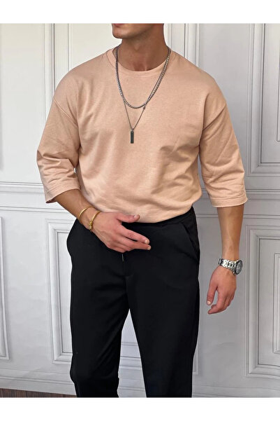 MODEFENDİ Μπλουζάκι Oversize με δύο κορδόνια και μανίκια Fakir