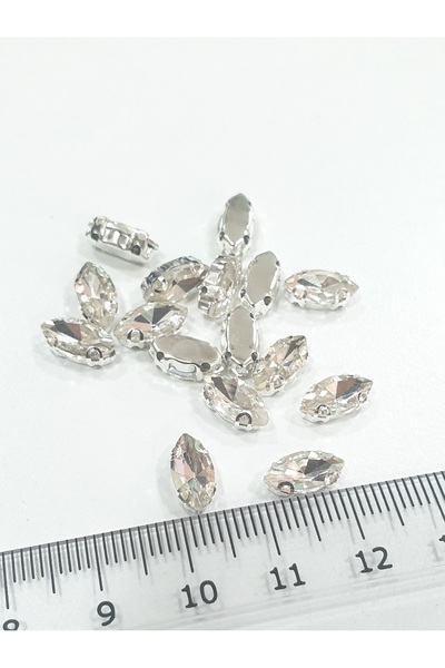 CRYSTALSHOP Kamen u kutiji - Kristalni šatl 5*10 mm (100 komada)