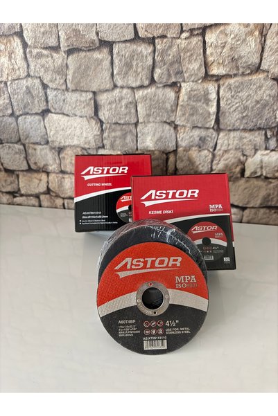 Astor 115X1 İNOX (PASLANMAZ) KESME TAŞI 25 Lİ PAKET