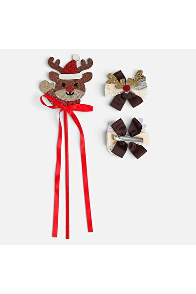 DD SHOP Set 2funde-bagheta clema ren - Accesorii Par Craciun