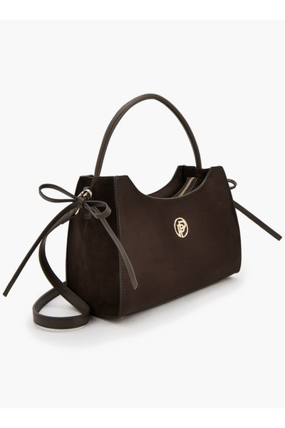 Peppermint Metallic Accent Crossbody Bag with Detachable Strap