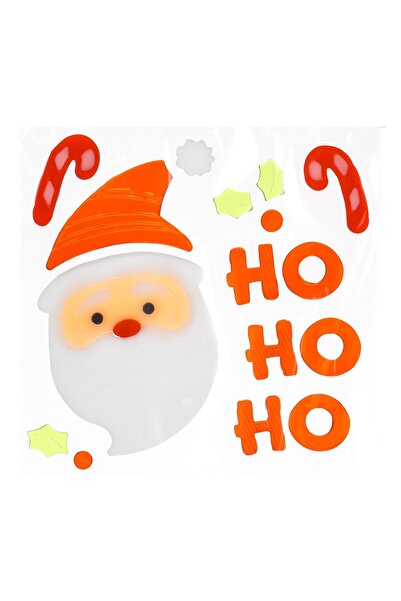 DD SHOP Autocolante Gel Mos Craciun Ho Ho Ho Crystal pentru Geam