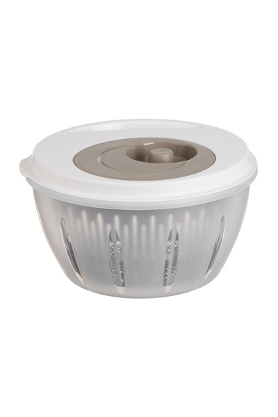 OEM Uscător Alb Taupe pentru Salata Ø25x14.5cm - 4.5L – usucă salata rapid fă...