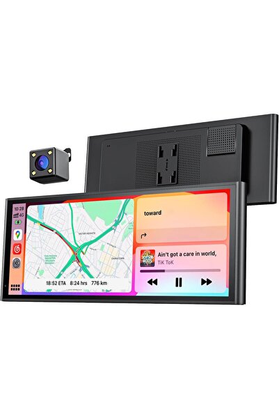Krunia 9,26 " Ασύρματη Φορητή Οθόνη Carplay για Apple Car Play Android Auto O...