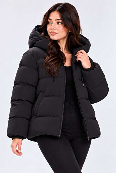 Modayıldızlar Hooded Inflatable Coat Winter