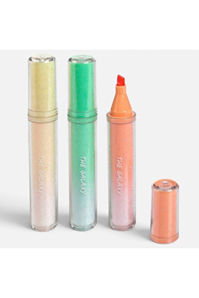 DD SHOP Evidentiator Colorat cu Glitter - Carioci Pastel, Produse Scoala