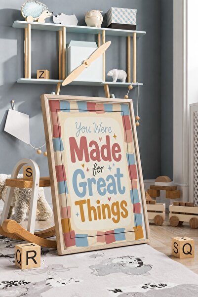 KEYFHOME You Were Made For Great Things Πλαίσιο ζωγραφικής MDF με γραμμένο κε...