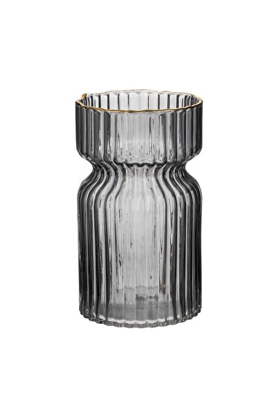 OEM Vază din Sticlă neagră Smoked cu – pune florile în valoare și completează...