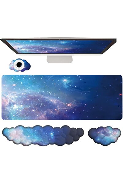 GENERAL Gel Wrist Rest for Keyboard and Mouse Square Pink Plaid Clear Keyboar...