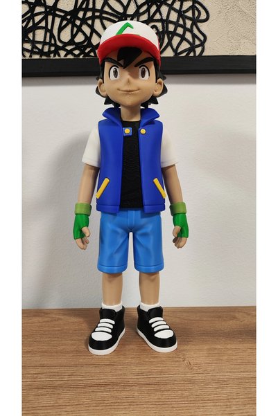 axelon Ash Ketchum Pokemon Dekoratif Figür – Karakter Figürü