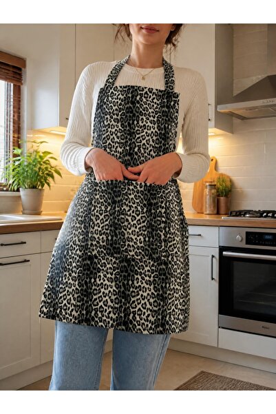 KidsJune Cepli Şef Garson Kafe Aşçı Barista Önlük Mutfak Önlüğü Masterchef Cafe Apron Restaurant