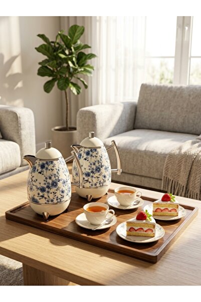 Generic Trams Tea and Coffee Set 1 Liter -1Liter with a Modern and Elegant Touch