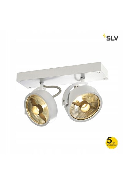 SLV Spoturi aplicabile pe perete și tavan, albe, GU10 75 W