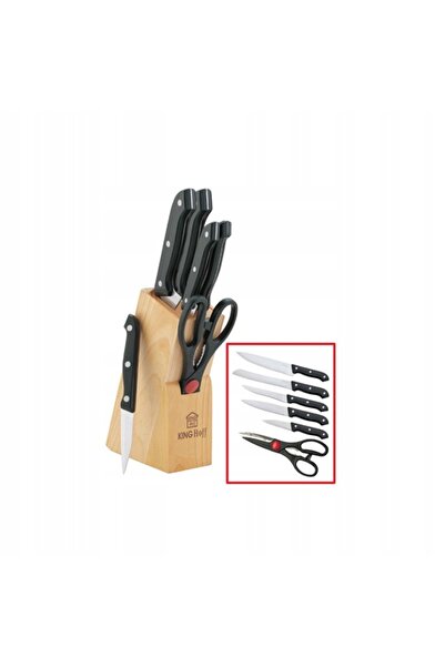 Kinghoff SET 7 ELEMENTE 5 CUȚITE ÎN BLOC COMPLET 3441